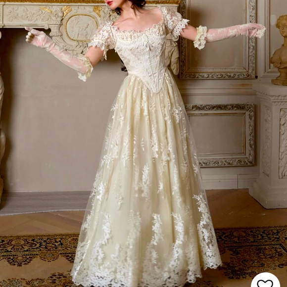 Lacemade XS  Tear of Blossom and Candle Corset Dress - Picture 1 of 14